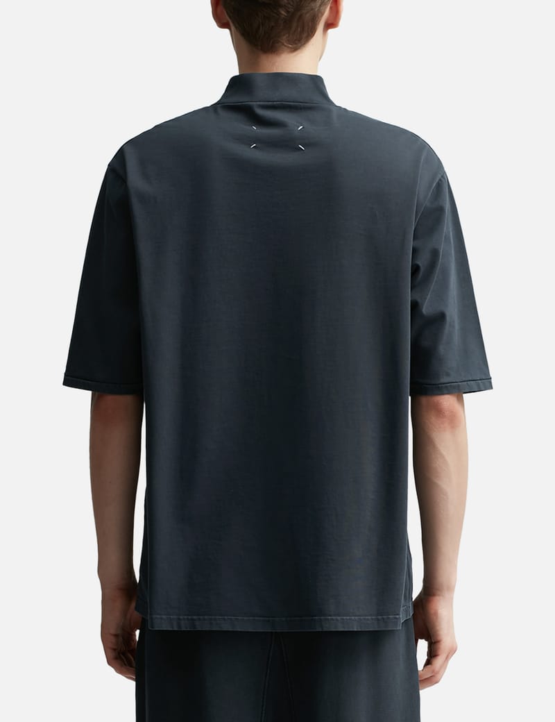Maison Margiela - SS MOCKNECK LOGO T-SHIRT | HBX - Globally