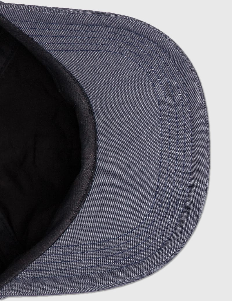 Maison Kitsuné - Small Fox Head Embroidery 6P Cap | HBX - Globally