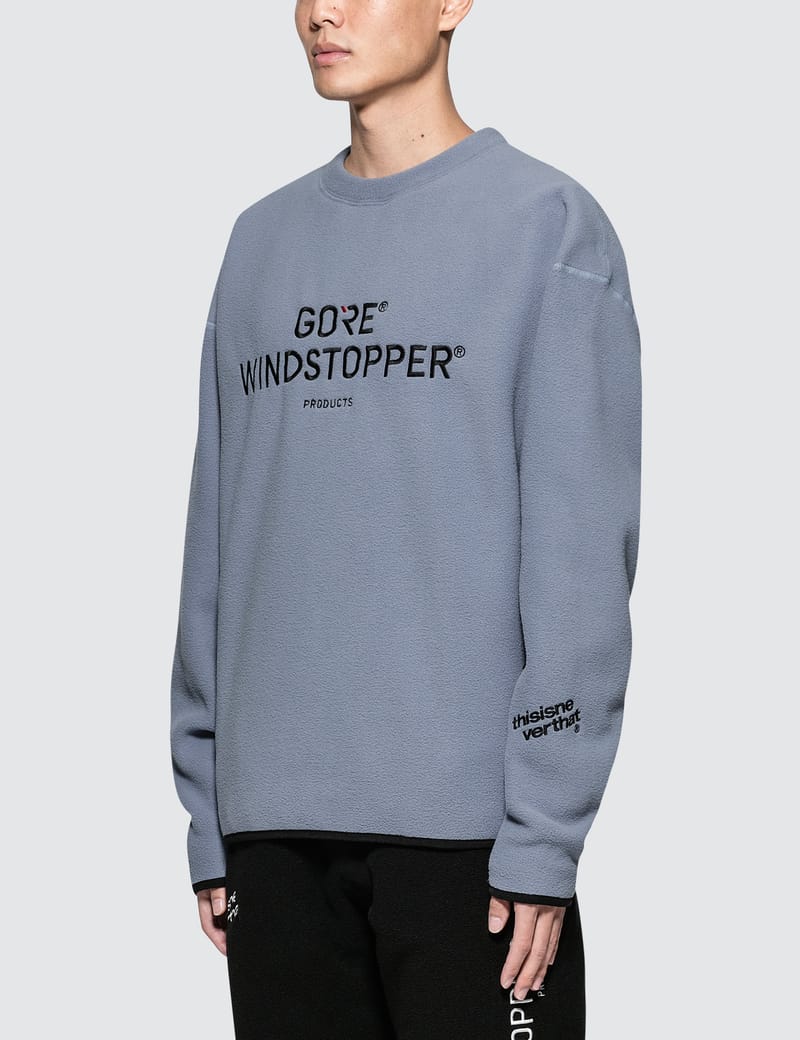 thisisneverthat® - Thisisneverthat X Gore® Windstopper® Fleece Top