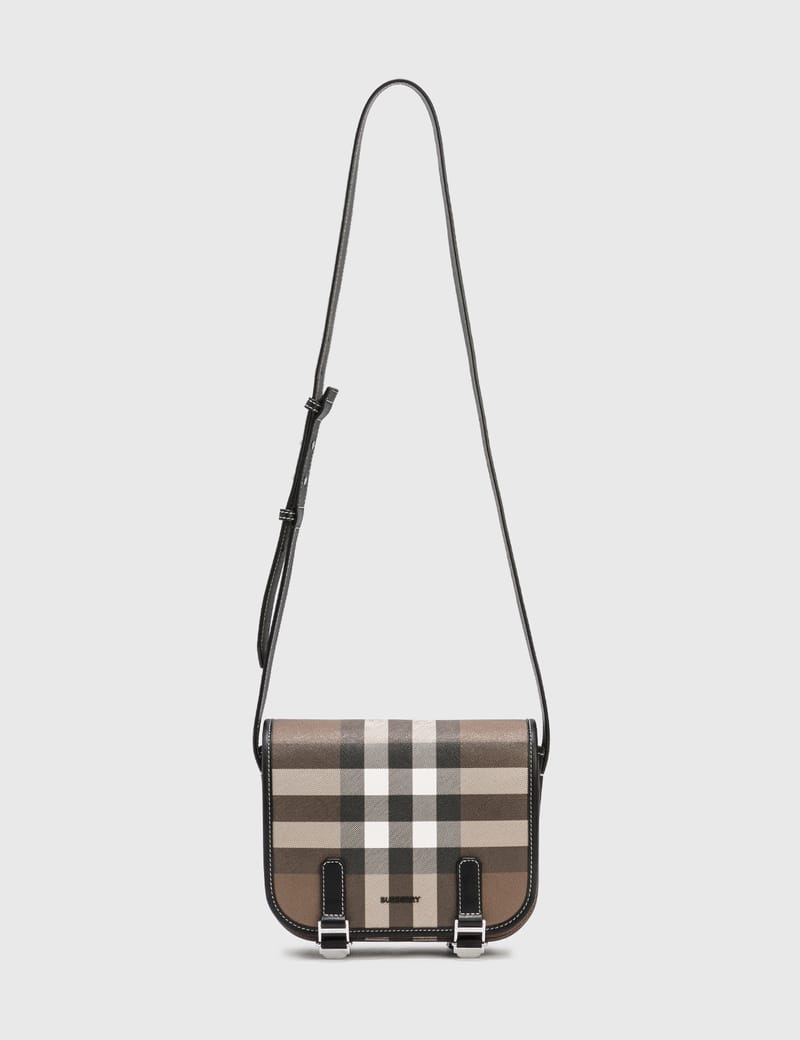 Burberry canvas messenger bag best sale