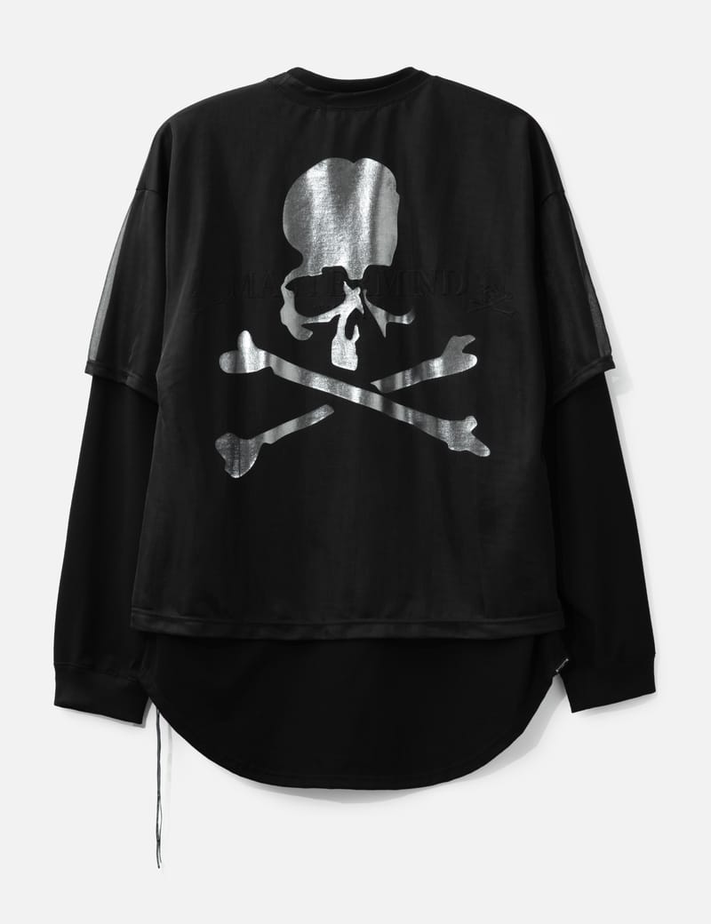 Mastermind World - Sheer Layered Boxy Long Sleeve T-Shirt | HBX