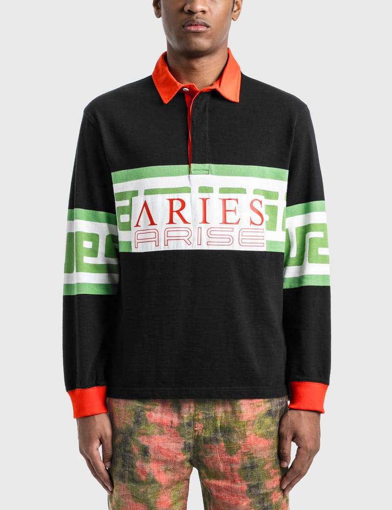 新品 】 新品 Aries ラガーシャツ Rugby Shirt ポロシャツ