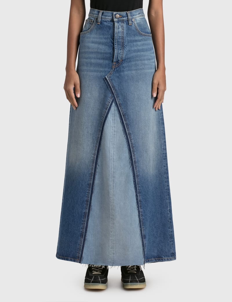 Maison Margiela - Denim Maxi Skirt | HBX - Globally Curated