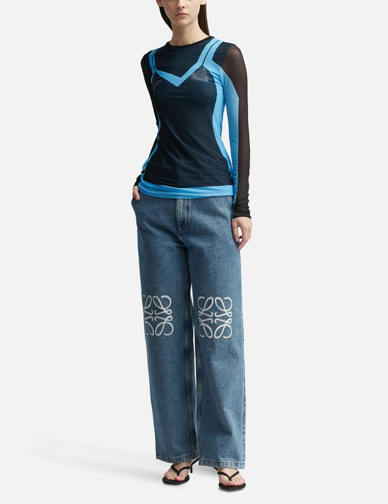 Loewe - Long Sleeve Top In Mesh | HBX - Globally Curated Loewe - Long Sleeve Top In Mesh | HBX - Globally Curated