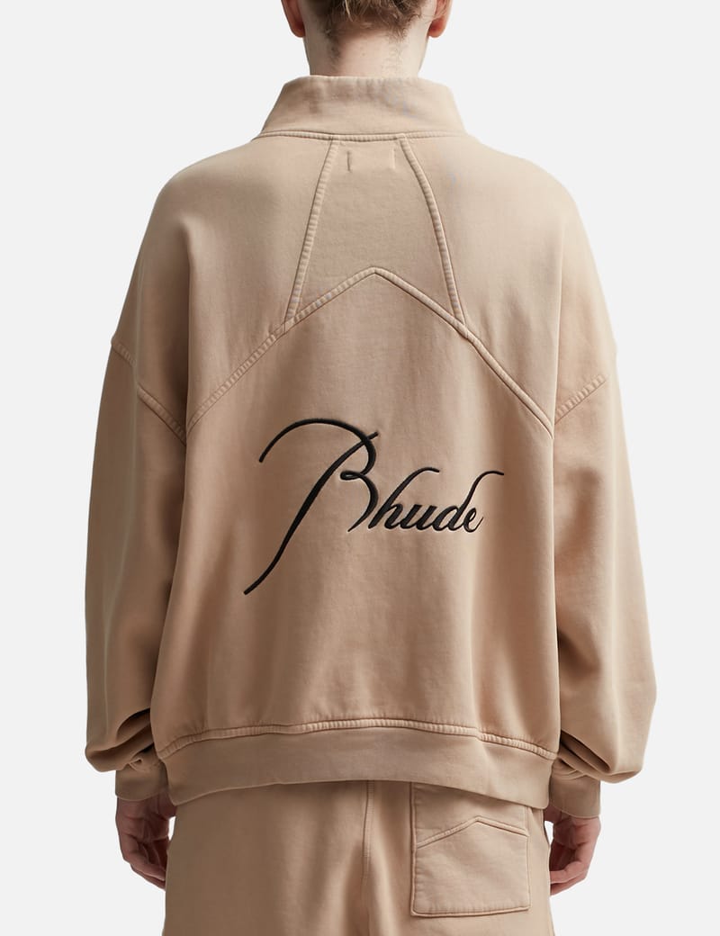 Rhude - QUARTER ZIP Sweatshirt | HBX - Globally Curated Fashion