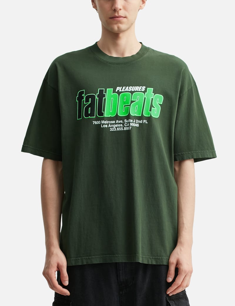 PLEASURES 国内発送 ファット・ビーツ・メルローズTシャツ MELROSE T-SHIRT – PLEASURES