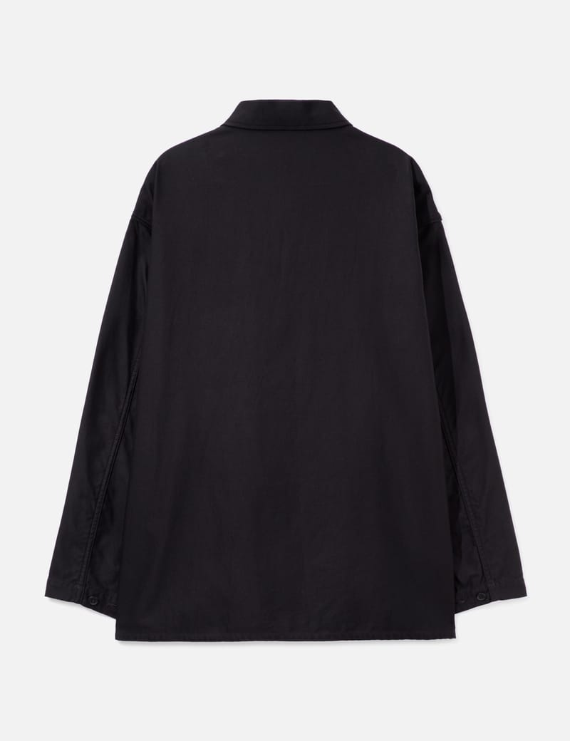 Kaptain Sunshine Cotton Satin Field Shirt Jacket - 上品な光沢の