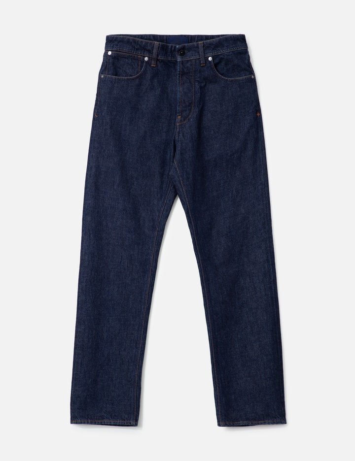 Stone Island Indigo Denim Jeans - 13.5oz rinsed straight-leg denim with ...