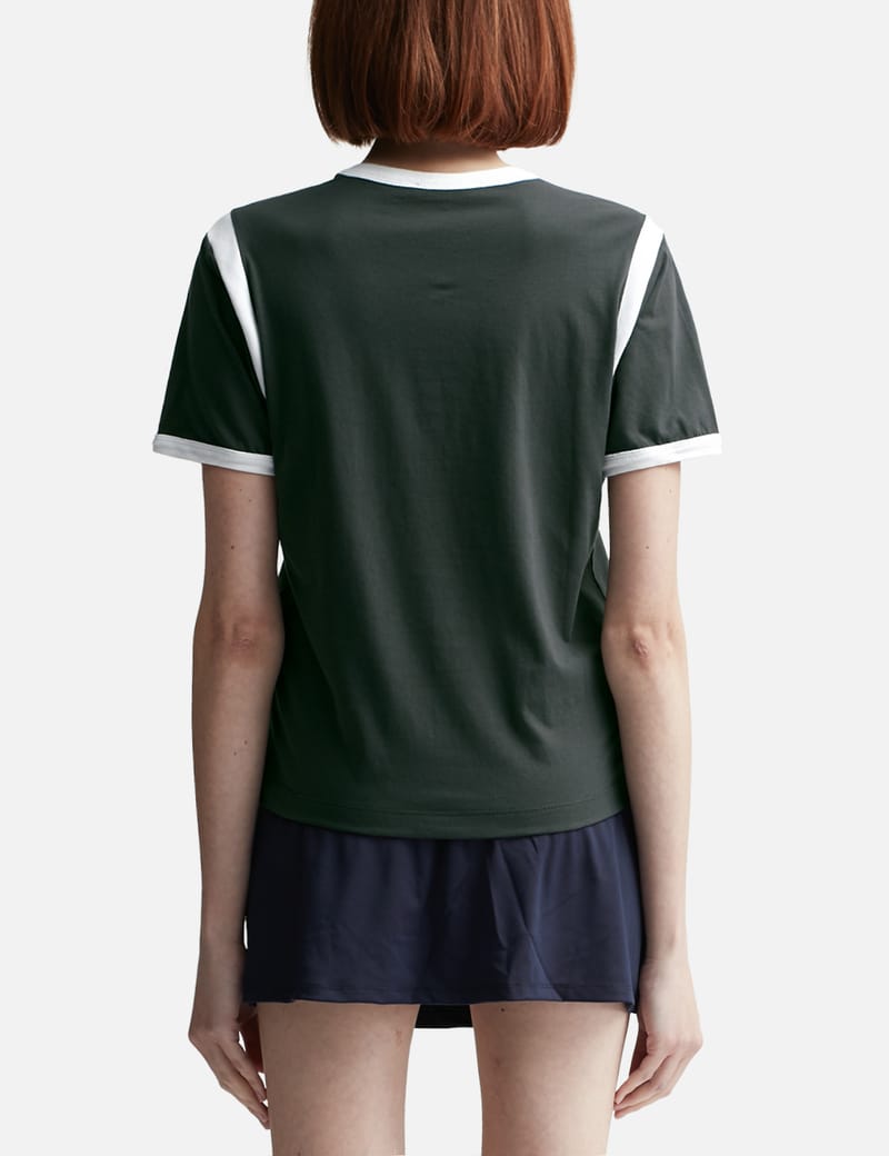 Sporty &amp; Rich California Sports Tシャツ California T-Shirt - Faded Black/Spring Green – Sporty & Rich