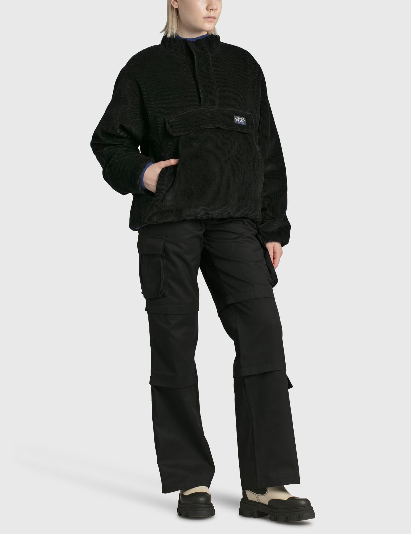 Stussy - Corduroy Mock Pullover | HBX - Globally Curated Fashion 