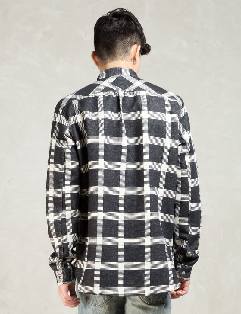 Paul Smith Red Ear - Black/white Check Red Ear Classic Fit Shirt