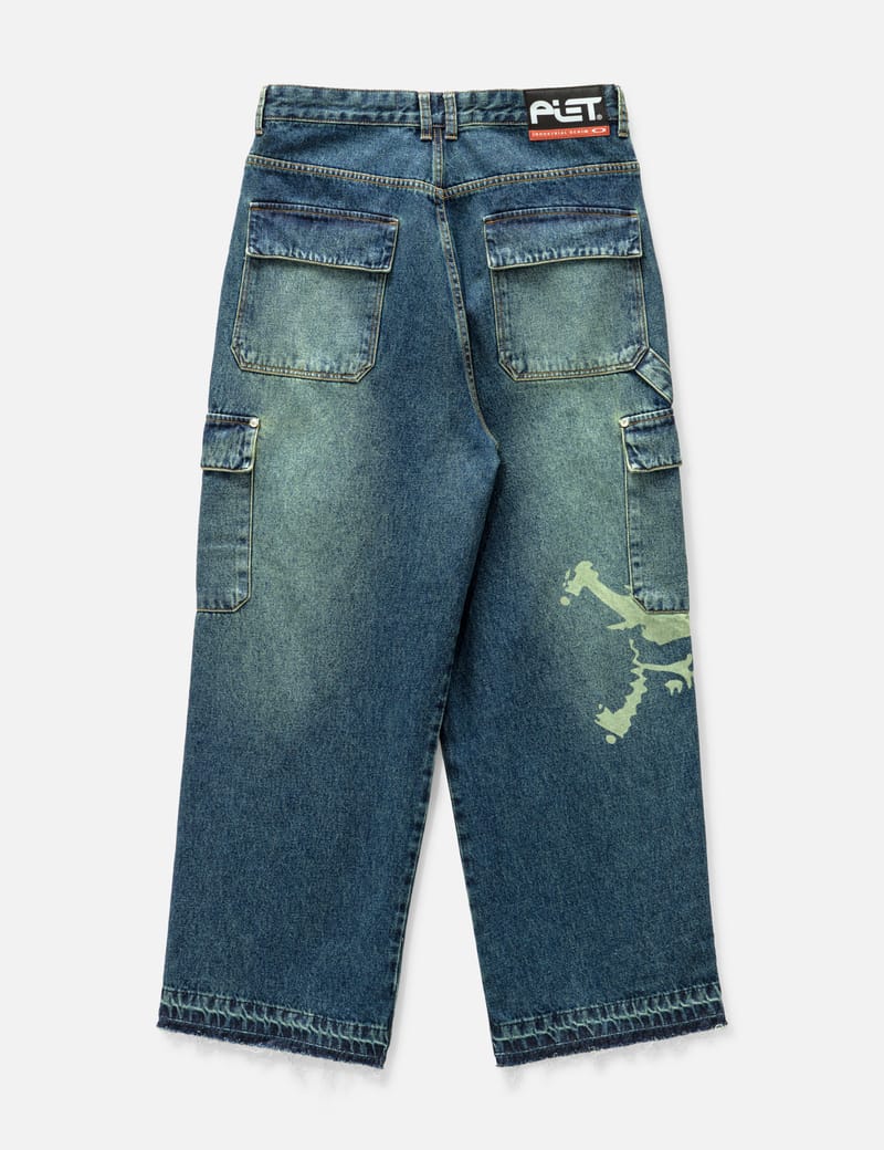 パンツ oakley INDUSTRIAL logo design denim Oakley Industrial logo design denim.