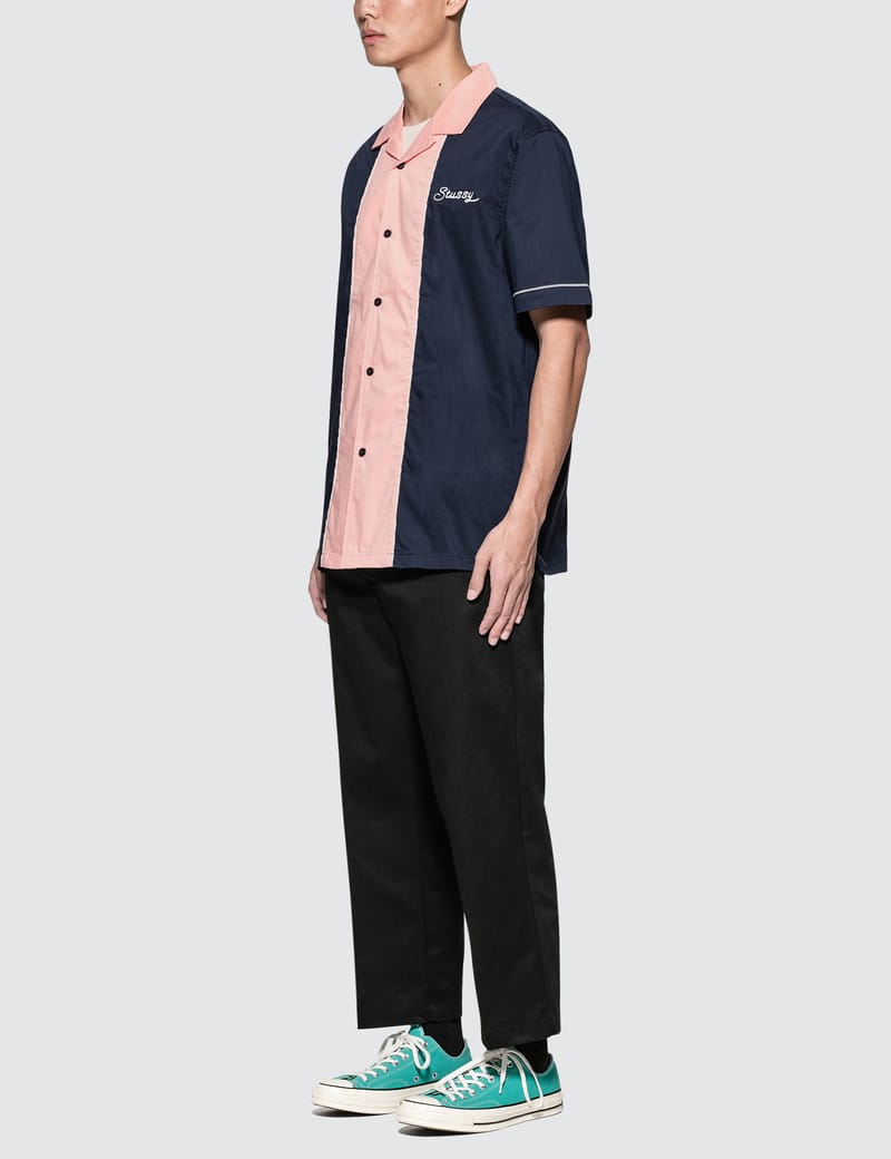 Stüssy - Middle Block Bowling Shirt | HBX