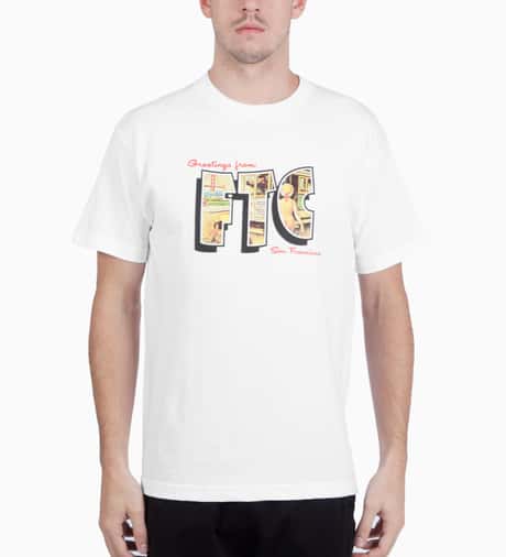FTC ホワイト Tシャツ　スケーター FTC - White GREETING FROM T-Shirt | HBX - Globally Curated