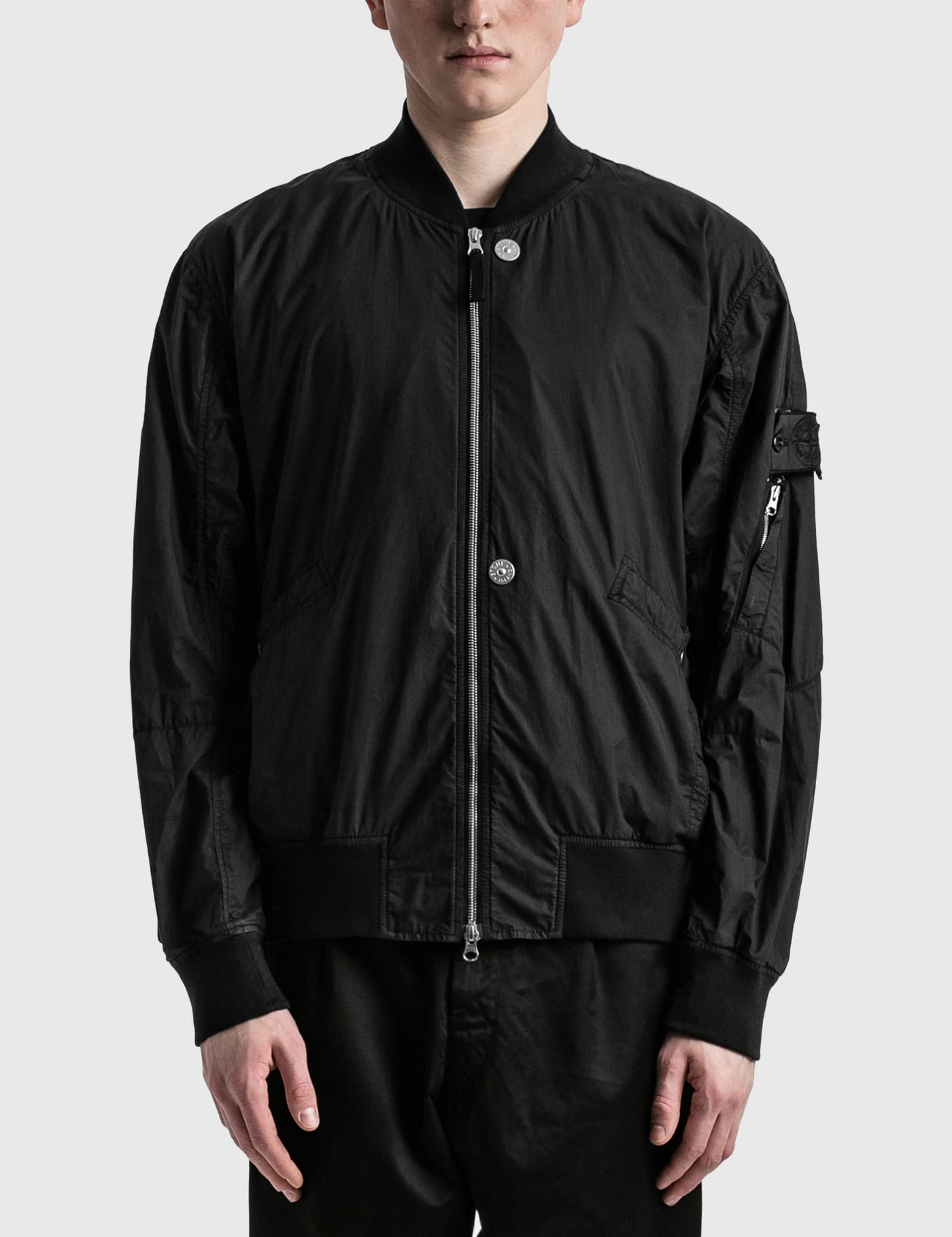 Stone Island Shadow Project - HD Pelleovo Cotton Bomber Jacket | HBX -  Globally Curated Fashion and Lifestyle by Hypebeast