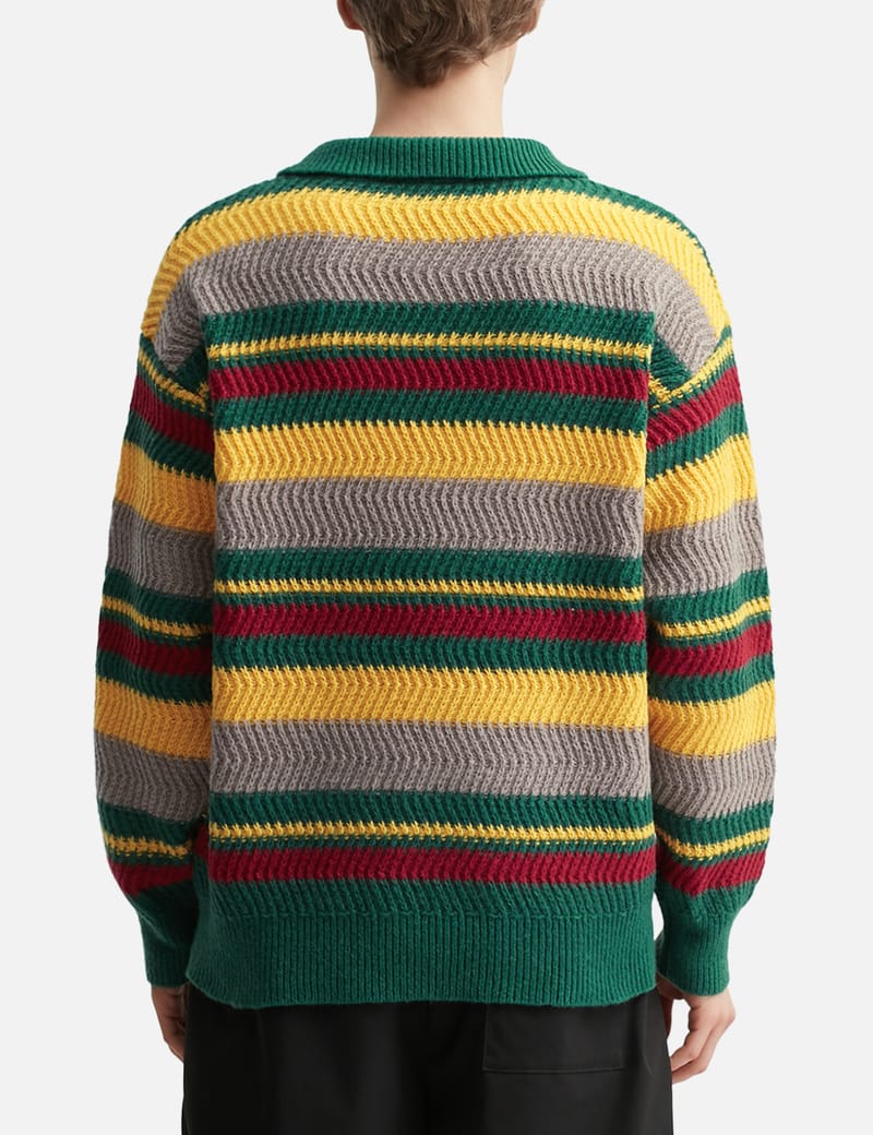 Pleasures - Cooper Polo Sweater | HBX