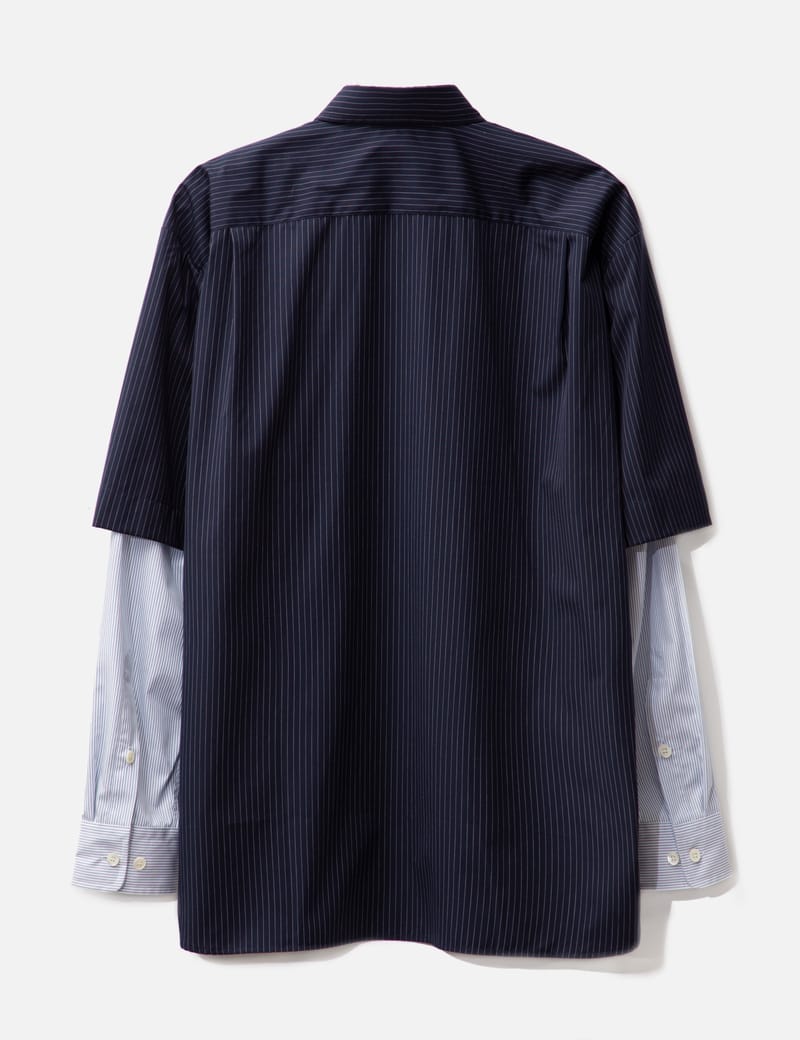 DRIES VAN NOTEN マフラー ボルドー✖️ネイビー✖️ブラック メンズ