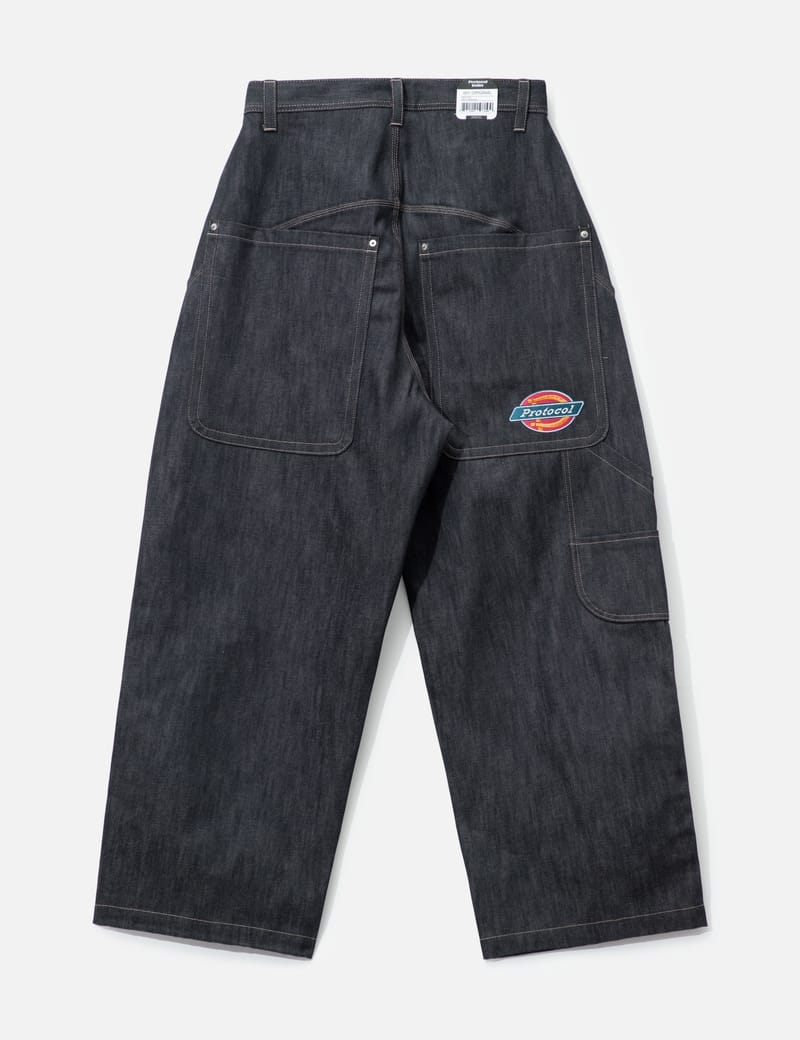 Protocol-Index Retro Baggy Denim Pants - 레트로 배기 데님 팬츠