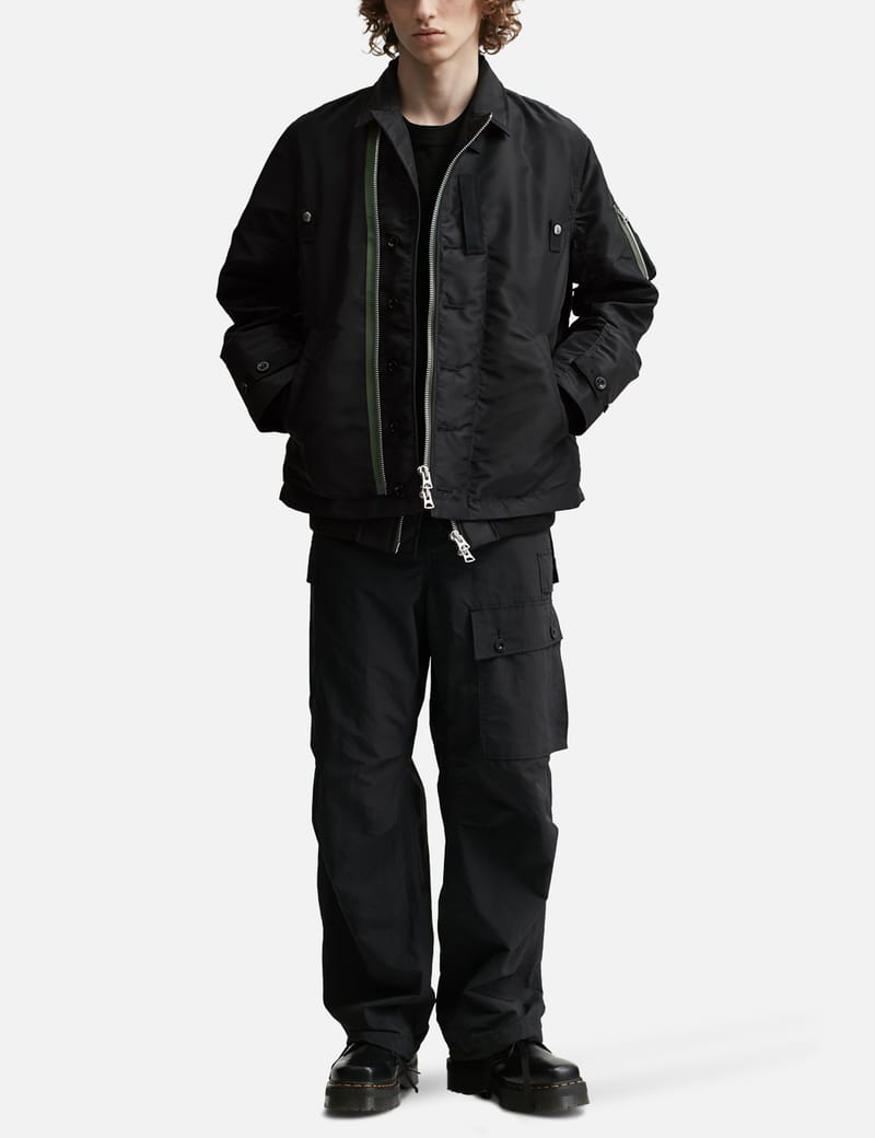 Sacai - Nylon Twill Blouson Jacket | HBX - Globally Curated 