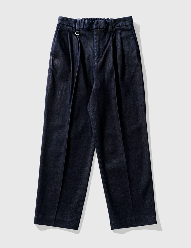 OOTHO Original Tuck Wide Pants (black) | www.innoveering.net