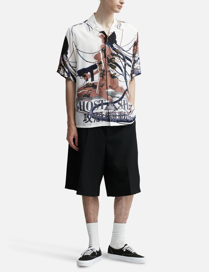 Wacko Maria - Ghost in the Shell Short Sleeve Hawaiian Shirt ( Type-3 ) |  HBX - HYPEBEAST 為您搜羅全球潮流時尚品牌