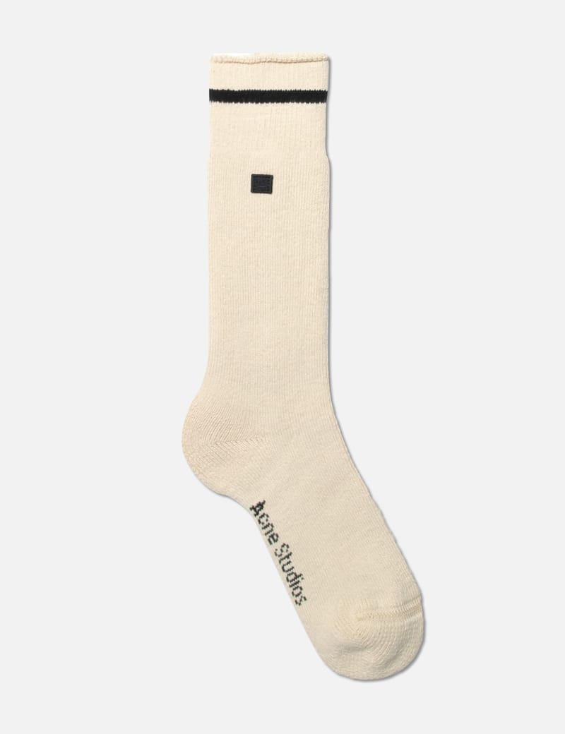 Acne Studios - フェイス ロゴ ソックス | HBX - ハイプビースト