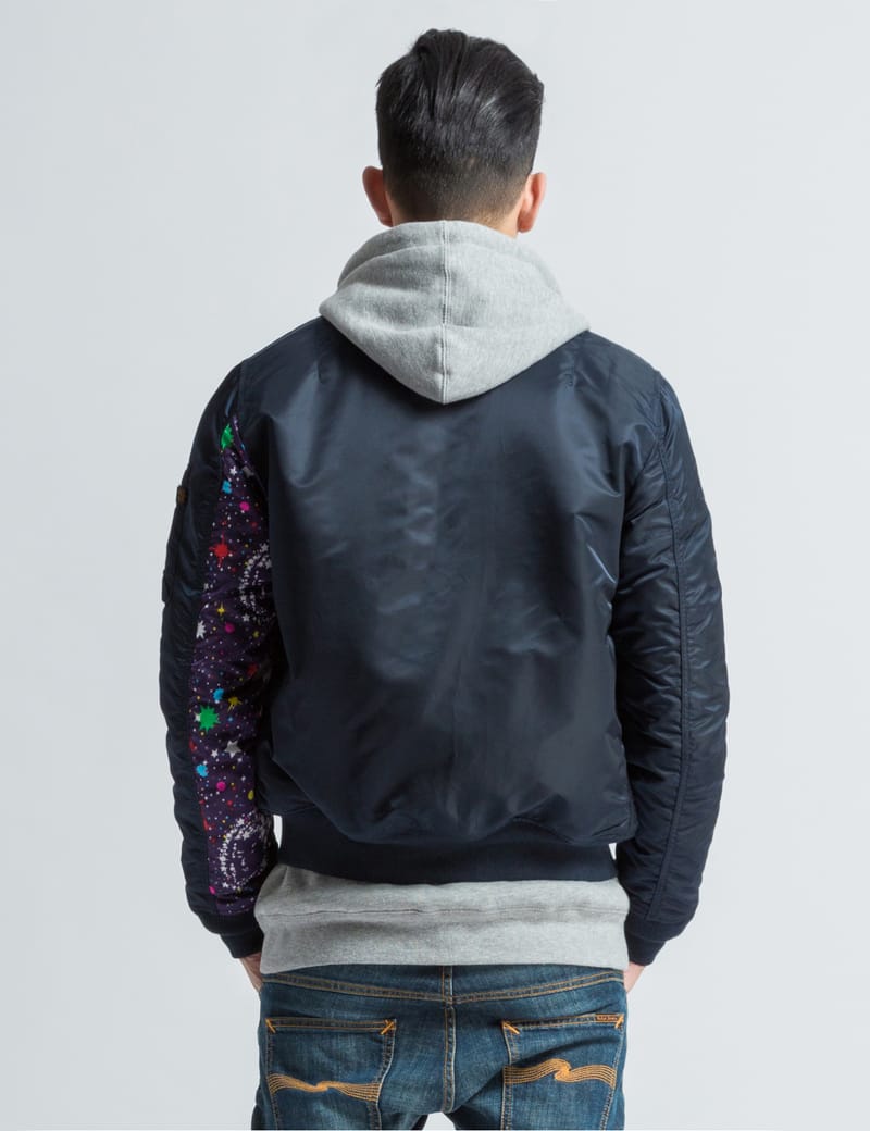 Billionaire Boys Club - Navy ALPHA MA-1 Jacket | HBX - ハイプ