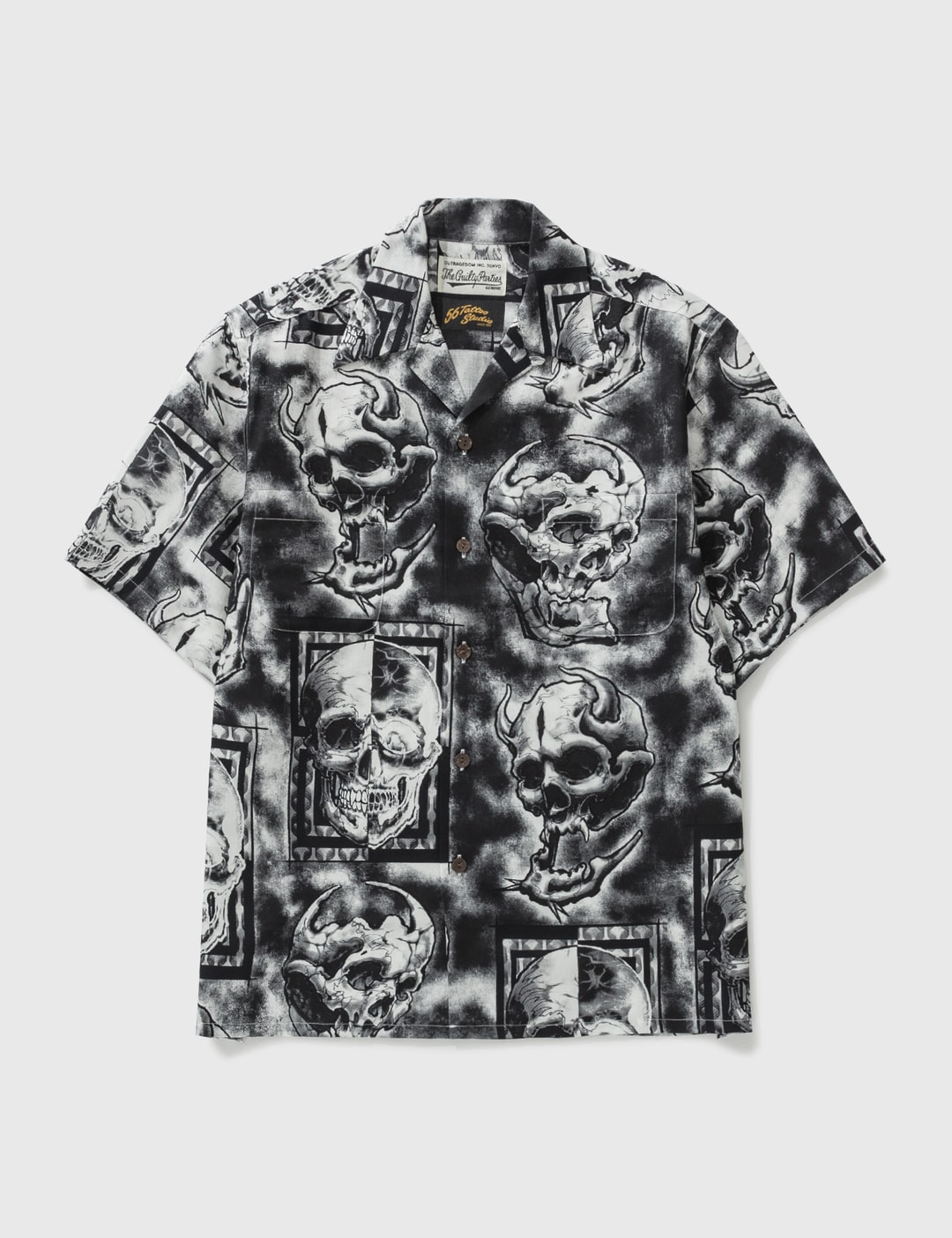 Wacko Maria - Wacko Maria x 56 Tattoo Studio Hawaiian Shirt | HBX ...