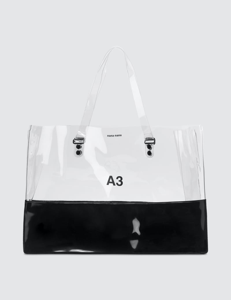 Nana-nana - PVC X Opaque A3 Tote Bag | HBX