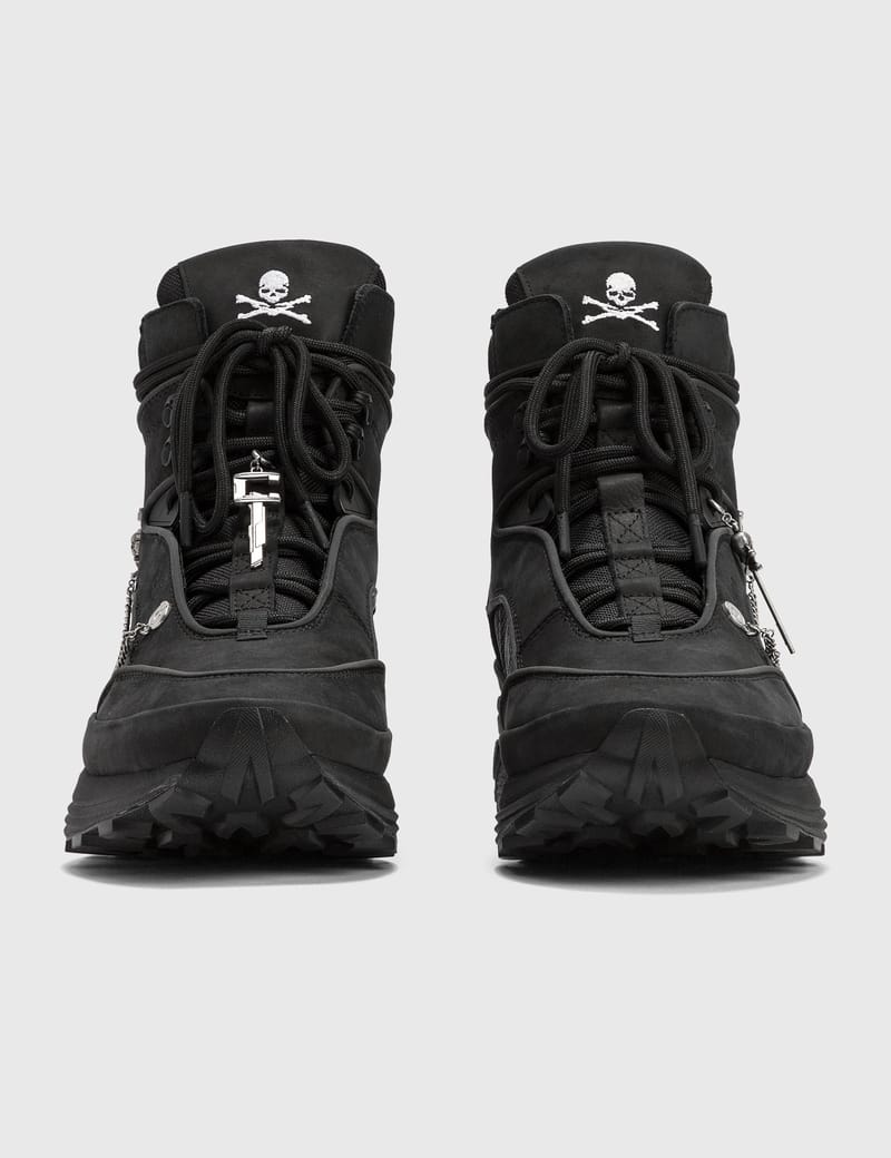 stoneislandMASTERMIND JAPAN C2H4ブラック Atom Alpha ブーツ