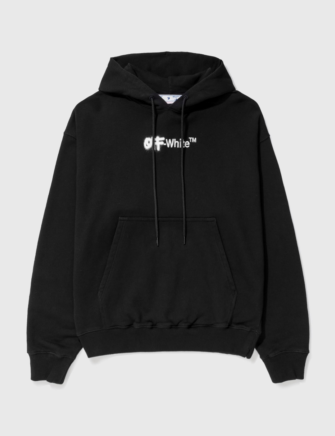 OffWhite™ Spray Helvetica Skate Hoodie HBX Globally Curated Fashion and Lifestyle by