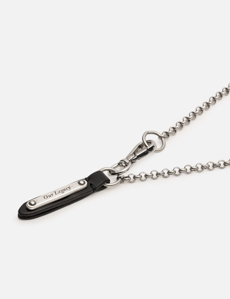Our Legacy Delicate Ladon - Fine-link plated brass chain with