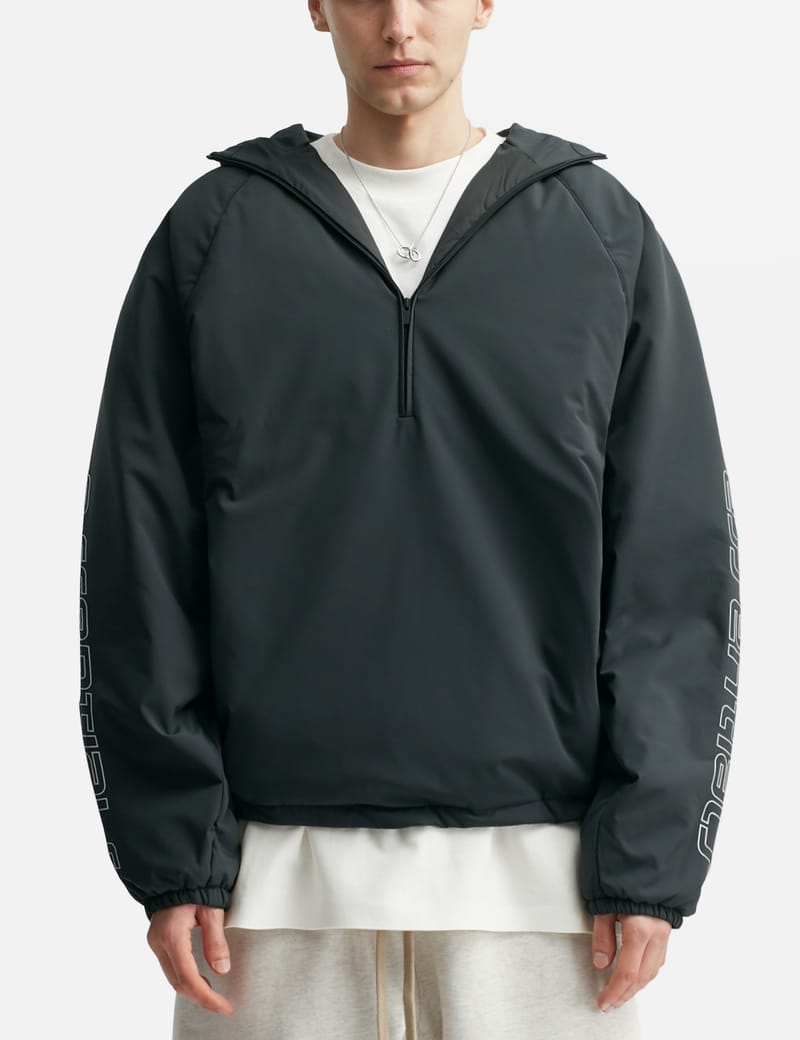 Fear of God Essentials Tech Nylon Half Zip Anorak - Water