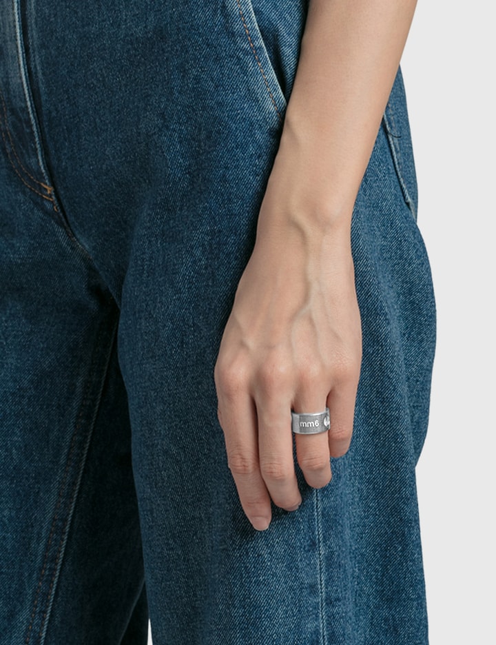 Mm6 Bangle Rings MM6 Maison Margiela - LOGO RING | HBX