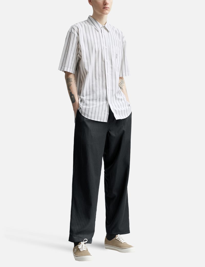 Stüssy - Boxy Striped Shirt | HBX - Globally Curated Fashion