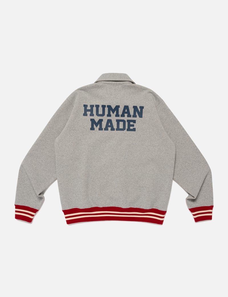 Human Made - HALF-ZIP SWEATSHIRT | HBX - Globally Curated