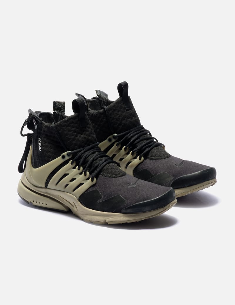 Nike Acronym Air Presto MID - Used black sneakers with visible