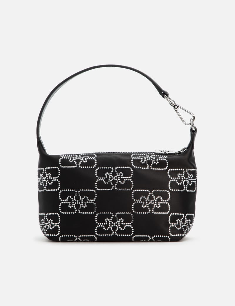 ★GANNI★Small Butterfly SATIN Sparkle Tote Bag Ganni - Butterfly Small Pouch Satin Sparkle | HBX - Globally