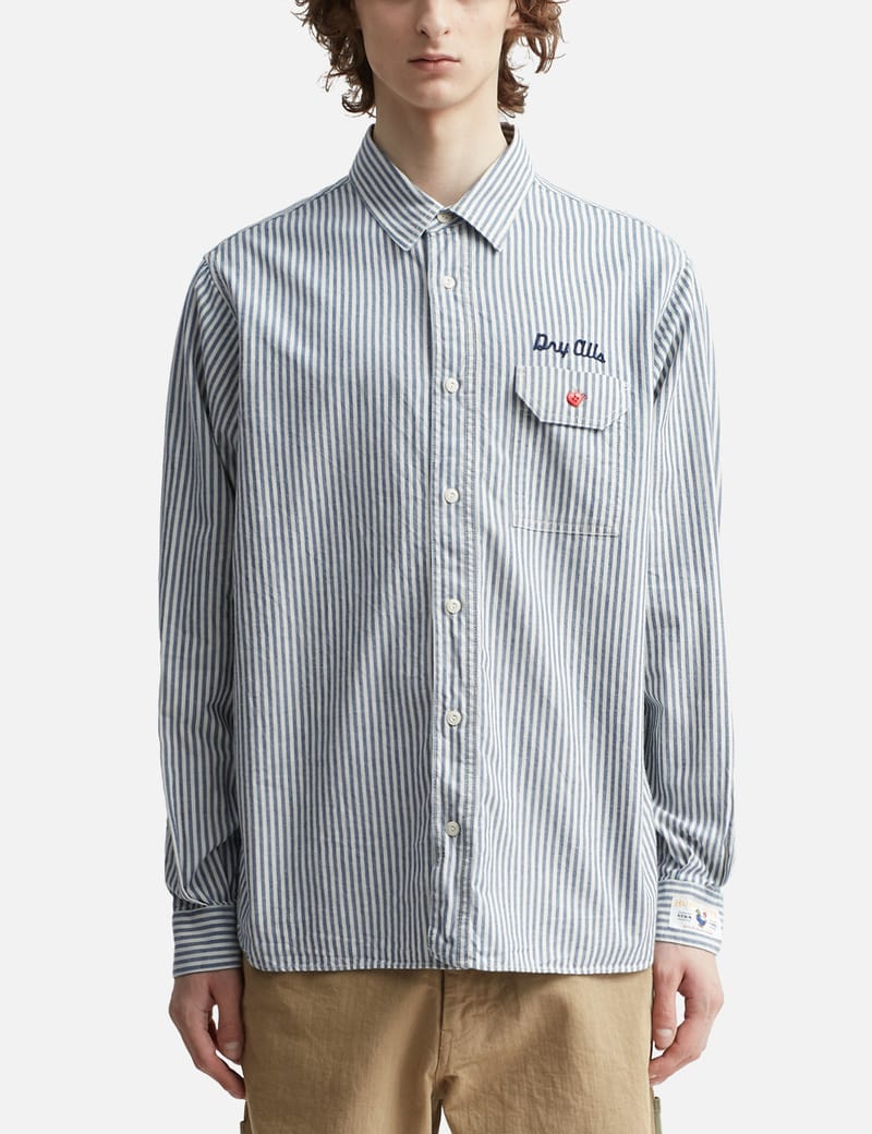 Human Made - Striped Work Shirt | HBX - Globally Curated Fashion