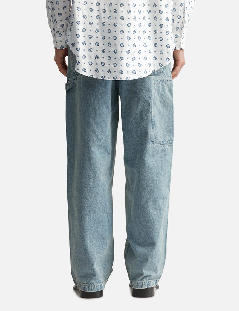 パンツ BELL STAMP WEAR PAINTER PANT BELL STAMP WEAR Bell TLee Painter Pants - utility denim with a