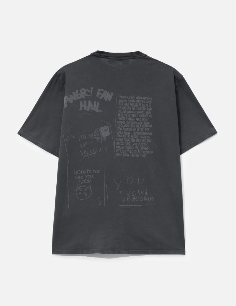 Our Legacy Box T-shirt - Boxy pigment-dyed cotton tee with laser