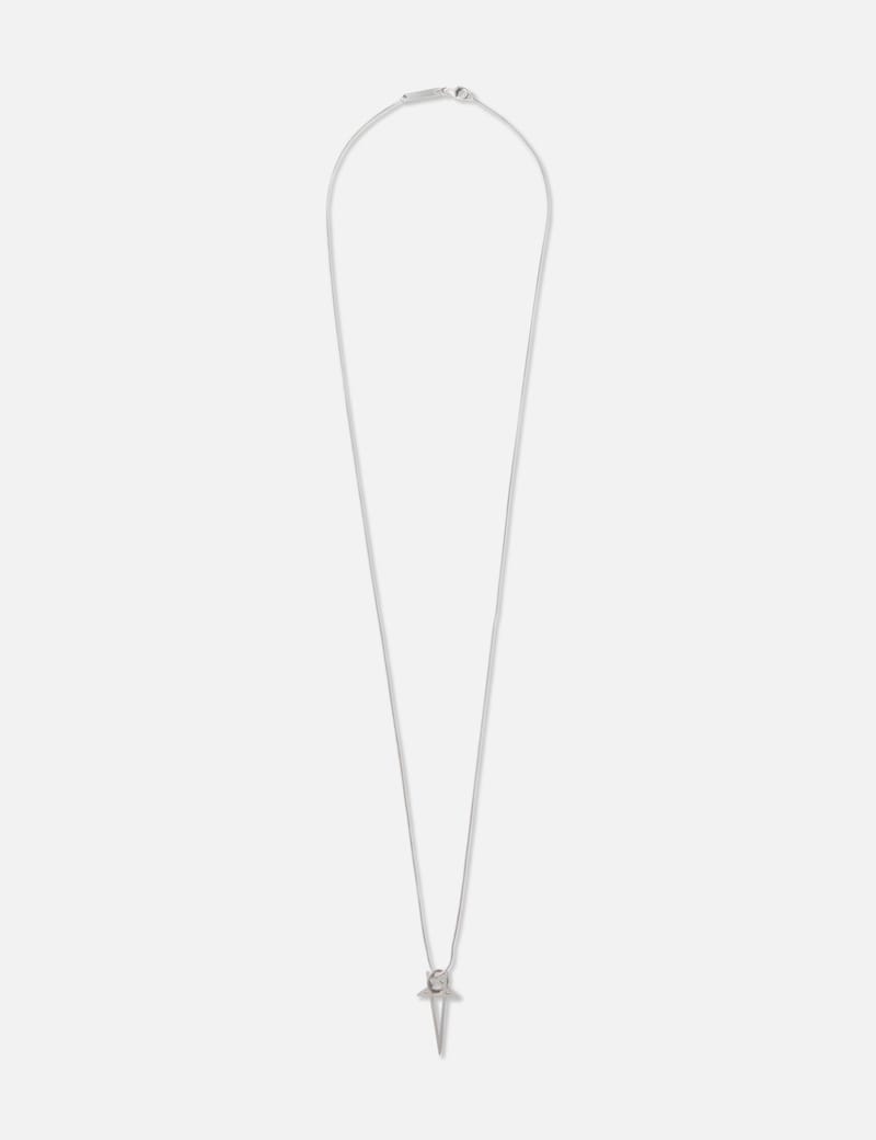 Rick Owens - Lido Pentagram Charm Necklace | HBX - Globally