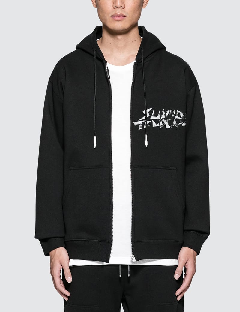 1017 ALYX 9SM - Zip Up Hoodie With Suicidal Print | HBX - Globally