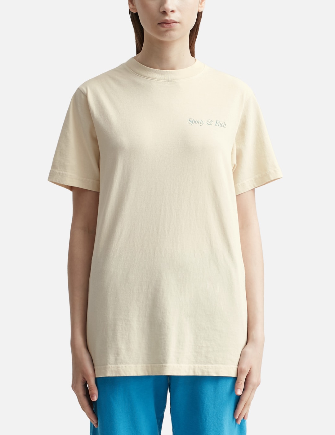 Sporty & Rich - HWCNY T-shirt | HBX - Globally Curated Fashion and ...