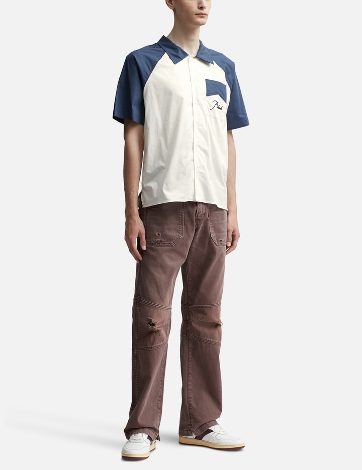 RAGLAN BUTTON UP SHIRT SLAVE TO THE RHYTHM