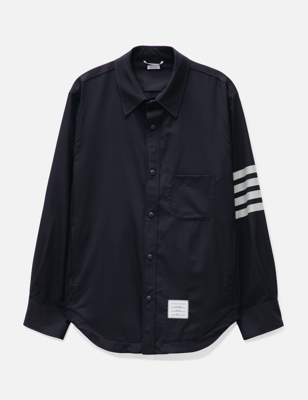 Thom Browne - Plain Weave 4-Bar Shirt Jacket | HBX - Globally Curated ...