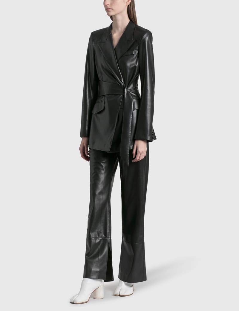 Nanushka - Bea Vegan Leather Blazer | HBX - Globally Curated