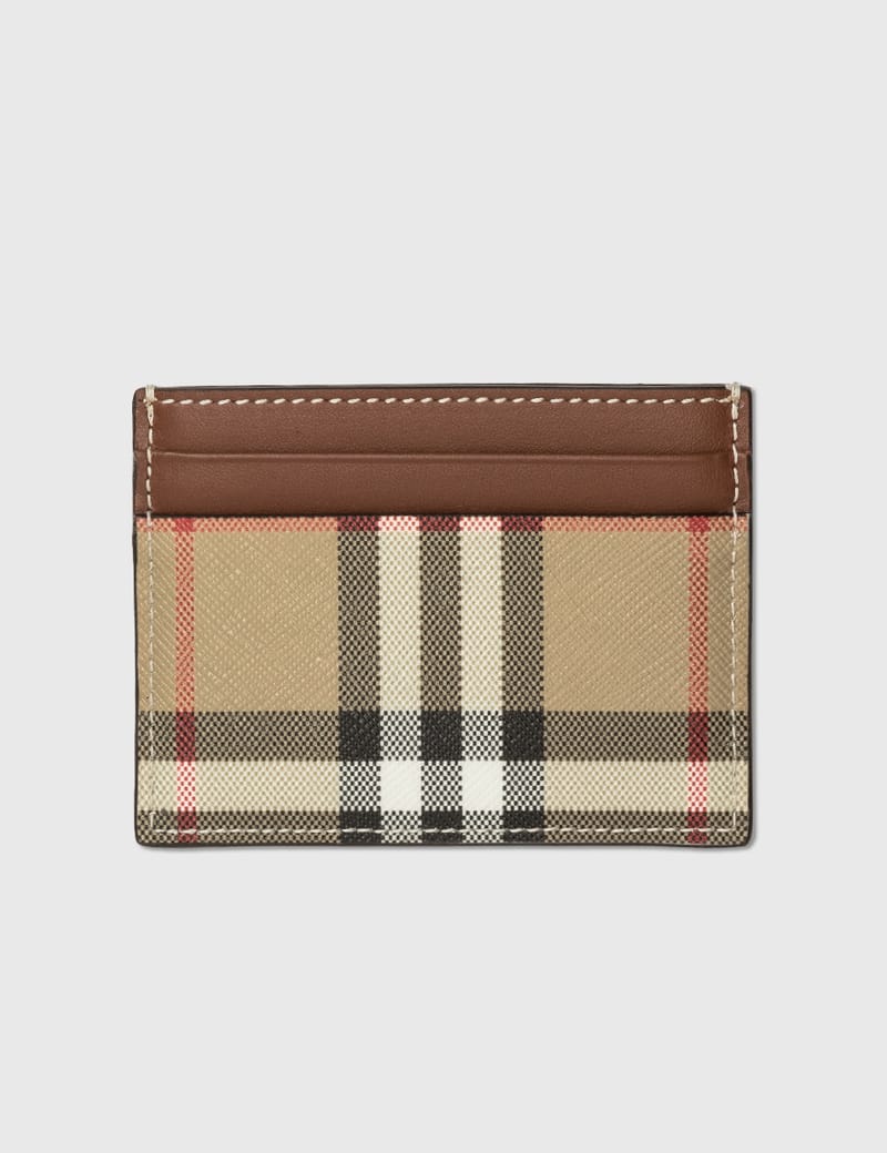 Burberry - ヴィンテージチェック＆レザー カードケース | HBX