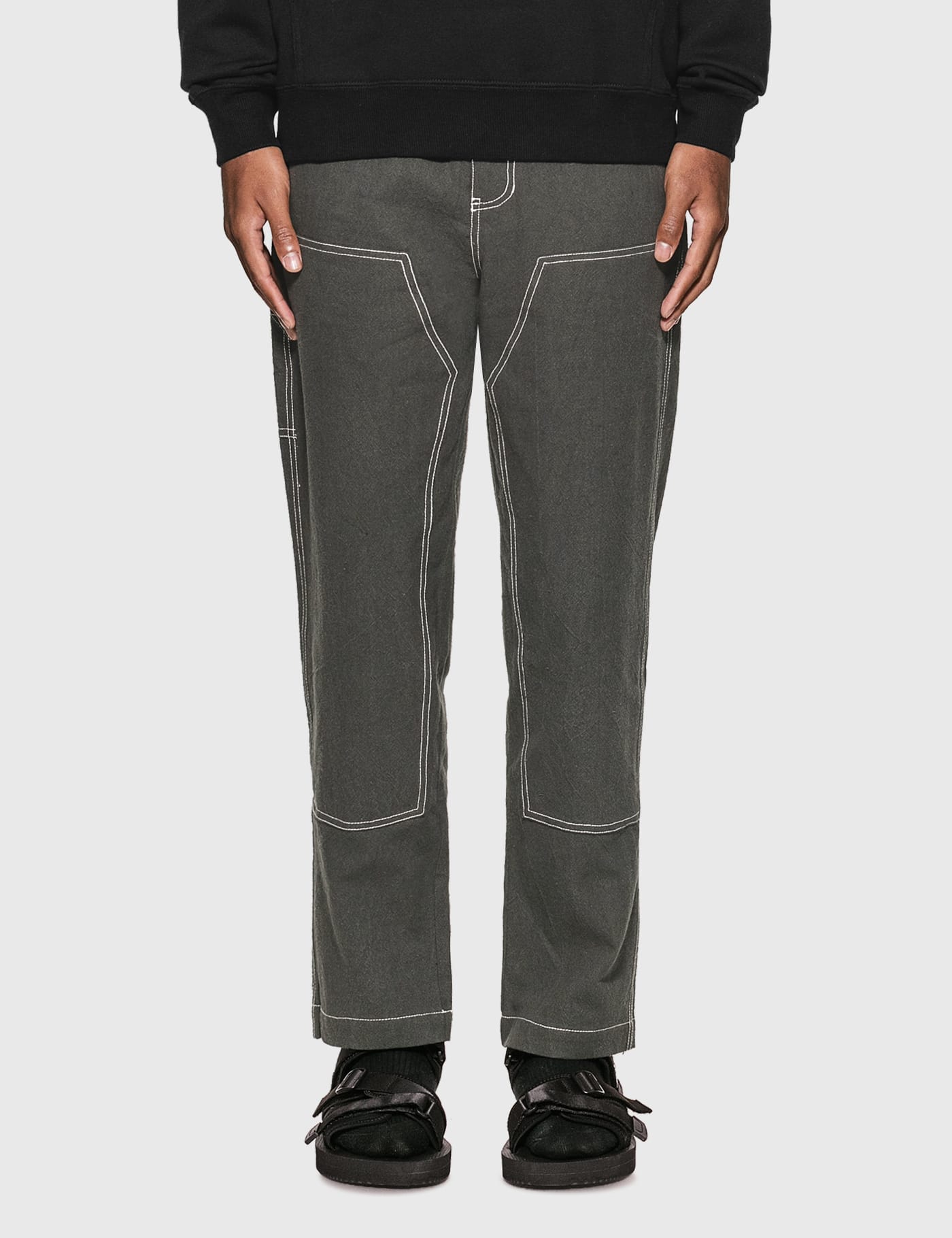 Stüssy - Solid Linen Work Pants | HBX - Globally Curated Fashion 