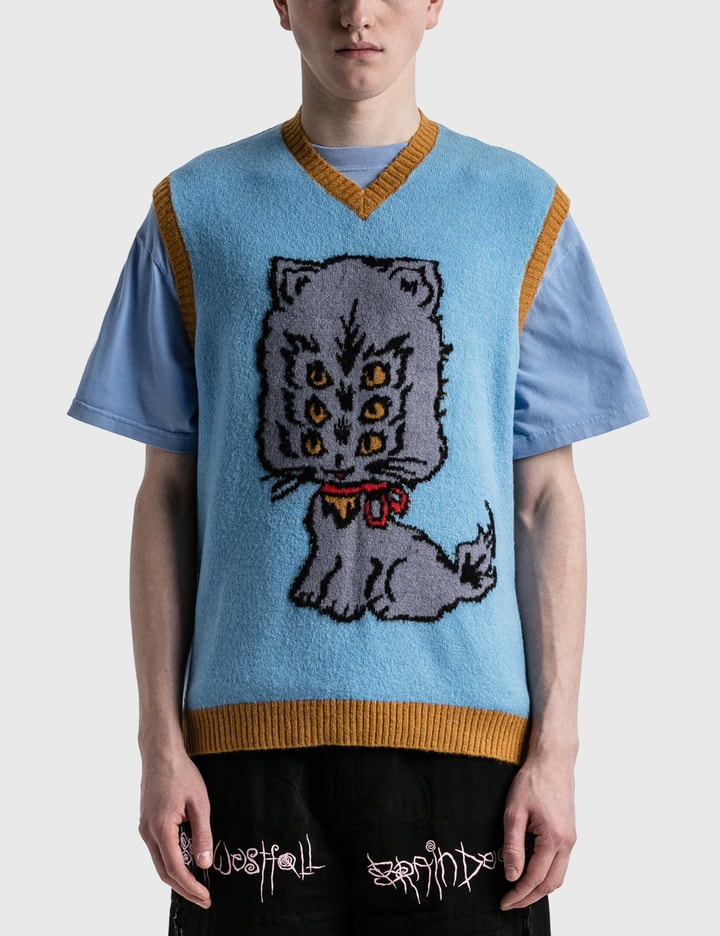 Brain Dead Kitty Cat Sweater Vest HBX Globally Curated Fashion
